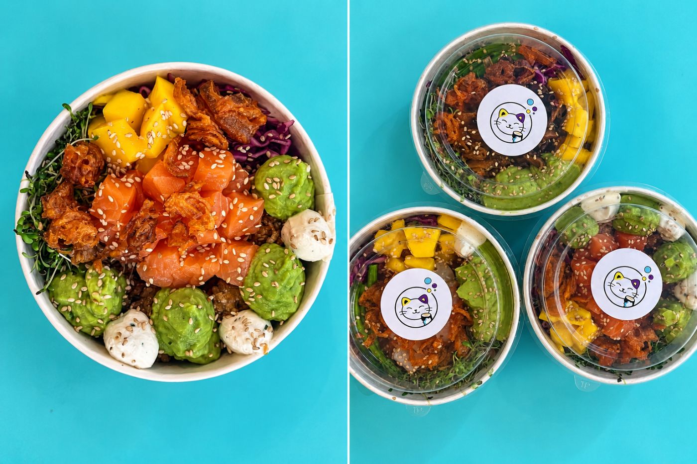 Poke bowls Bubble Sushi à emporter